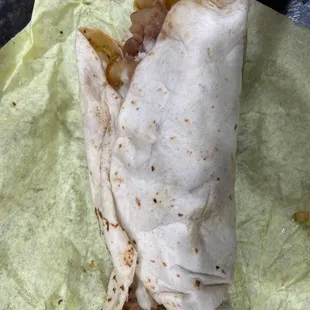 Carnitas with potato and cheese