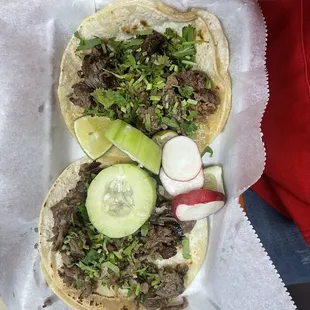 Carne Asada Taco my husband said they were very good.