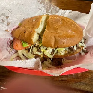 Asada and cheese tortta