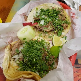 Steamed Pork Tacos
