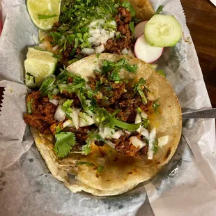 Chorizo tacos