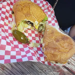 The torta was really big!