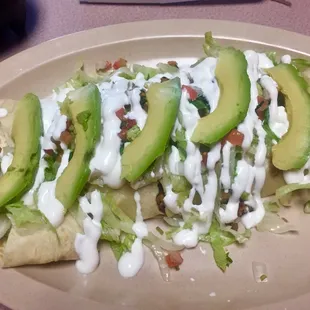 Burrito Jacona al pastor- 2 burritos put together