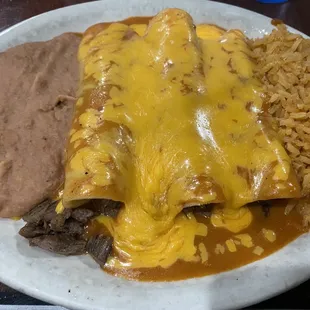 Fajita enchiladas