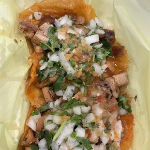 Pollo Asado Taco