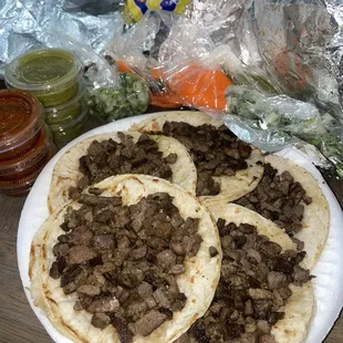 Tacos de asada