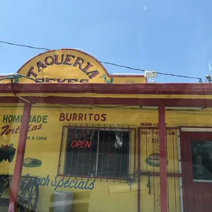 Restaurant exterior.