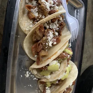 5 tacos de tripa