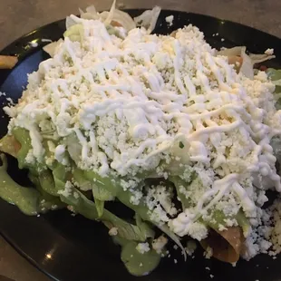 Flautas de carne muy buenas