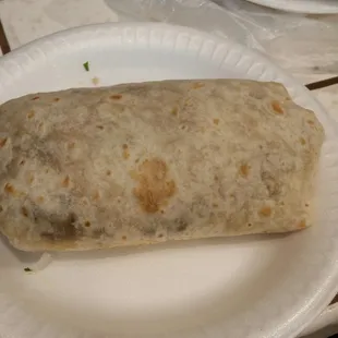 Carne Asada burrito