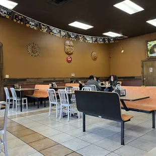 the interior of a restaurant