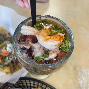 Coctel de pulpo (octopus cocktail) - yummy