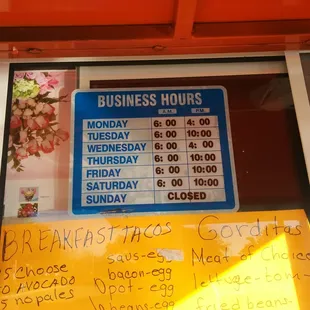 business hours and hours