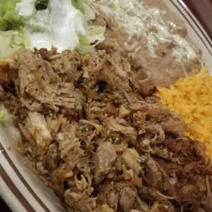 Carnitas plate