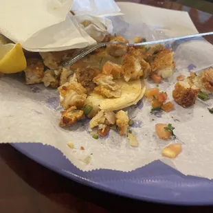 Fish uncooked and only pico with fish so simple 5$