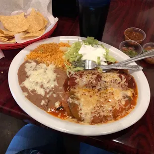 Shredded Beef Enchilada