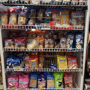 a variety of snacks