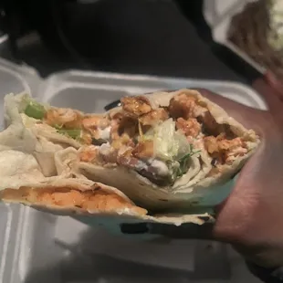 Chicken burrito