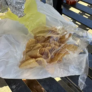 Side of chips and salsa