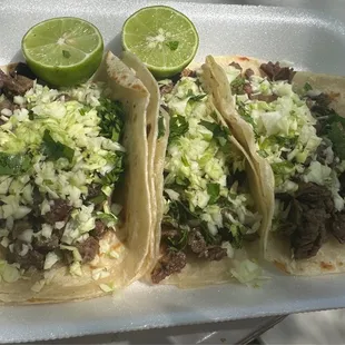 Steak tacos