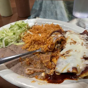 Chicken Enchiladas para mi laboca