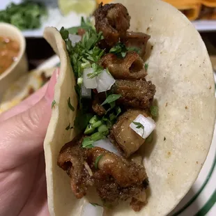 Tripas taco