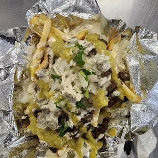 Loaded Fries with steak!