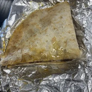 Quesadilla Pastor ... AMAZING ... and just the right size!