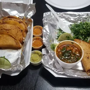Birria tacos