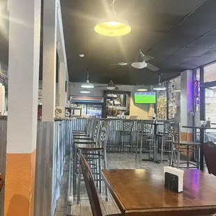 Bar area of restaurant