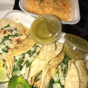 You can get tacos to-go!
