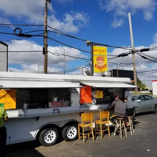 Taco truck (well, taco trailer, really).
