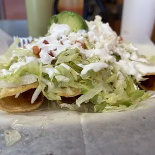 Chicken flautas (taquitos)