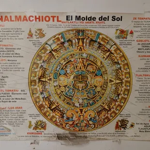 a mexican calendar