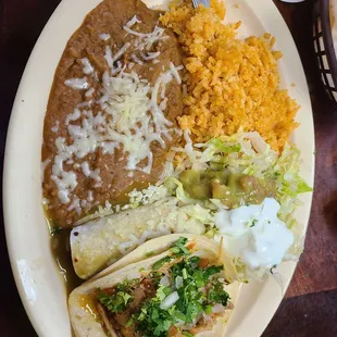 1 Enchilada &amp; 1 Taco