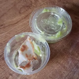 Piece of plastic found in my Carne asada super burrito. Not cool!