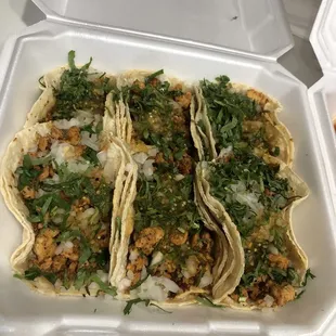 Grilled Chicken tacos.