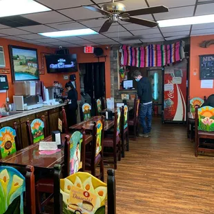 Inside view of restaurant