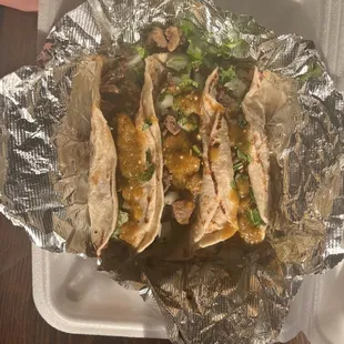 Tacos on flour