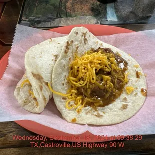 Carne guisada tacos