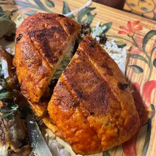 Pambazo Steak/ Asada - spicy sandwich