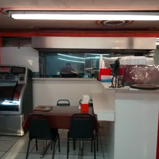 interior, sushi and sashimi