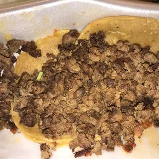 THEY CALLED THIS THING "ASADA" what a mess. And what part of this is the taco?!