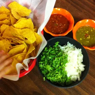 Chips and Spicy Salsa