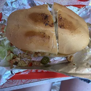 Pollo Asado Torta