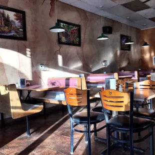 Taqueria San Marcos interior. We accommodate big family seating well!
