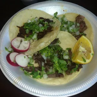 Enjoy delicious and simple tacos with amazing salsa
