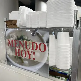 the menu of a mexican restaurant