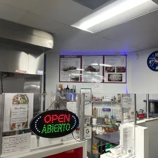 the interior of a restaurant