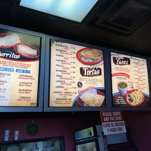 The new menu 3/4/18
